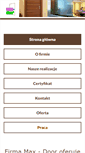 Mobile Screenshot of max-door.pl
